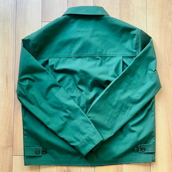 Prada Cotton Blend Blouson Jacket - Green, Size 48 - Picture 11 of 11